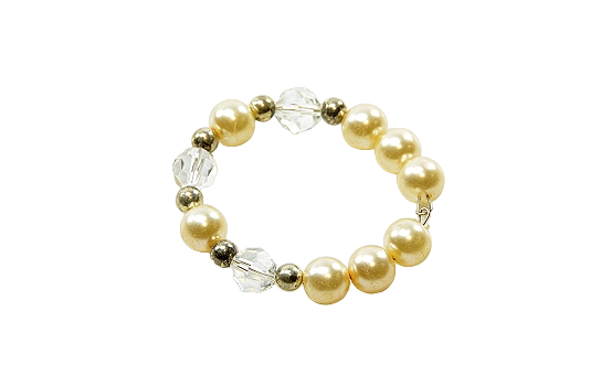 Napkin Ring Ivory Pearl / Crystal