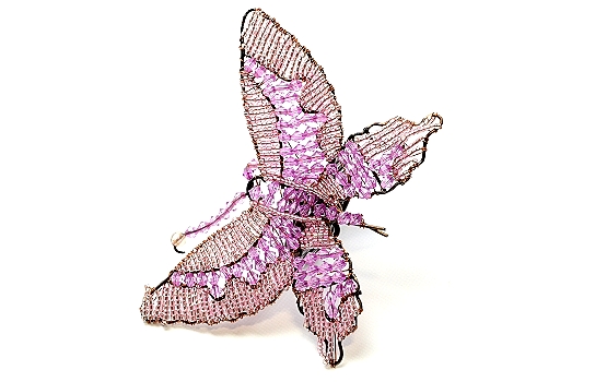 Napkin Ring Butterfly Pink