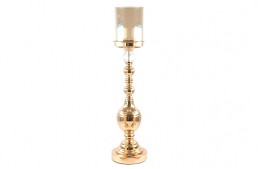 Candle Holder Chic Gold 3.5" x 20"