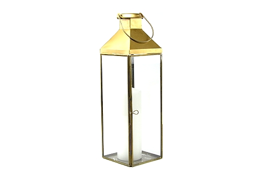 Lantern Gold Sq. 5.5" x 18"