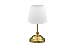 Lamp Bistro Classic Ivory Gold 10"