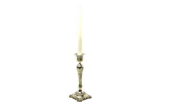 Candlestick Victorian / Silver