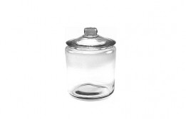 Small Cylindrical Cookie Jar