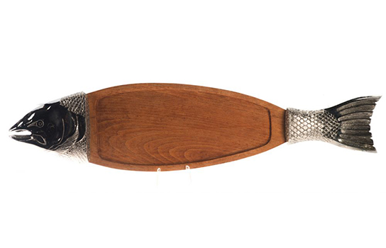 Fish head and tail serving board