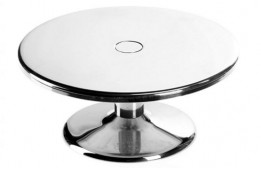Charlotte Silver Cake Stand 16"