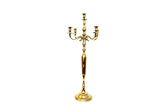 Moretti gold candelabra 18" x 40''