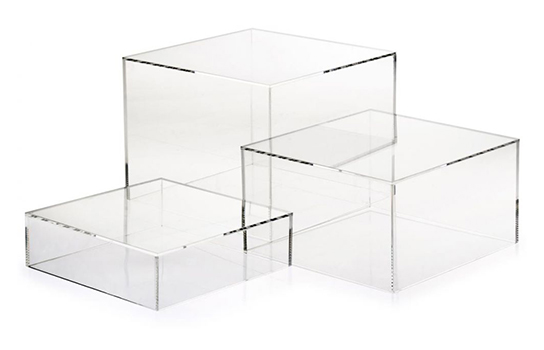 Plexiglass Clear Box 6" x 24" x 4"
