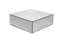 Raised Mirror 18" x 18" x 4"