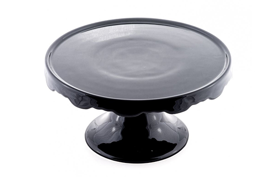 Cake Stand Decadent Black 10"