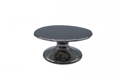 Cupcake Silver Stand 4" x 1.75"