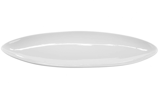 Isabelle white oval platter 25" x 9"