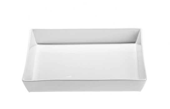 Ital white rectangular platter 13'' x 9" x 2''