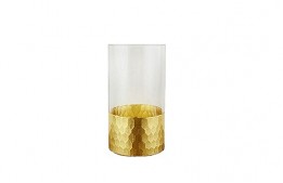 Glass Vase Elsa Gold 4" x 6"