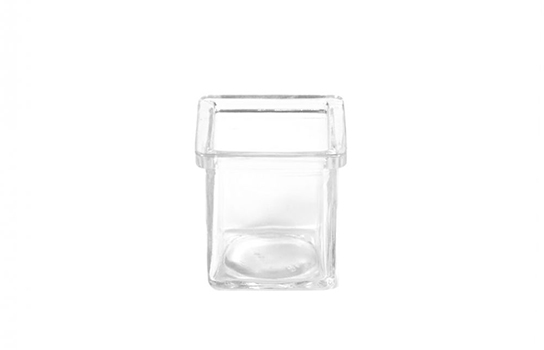 Votive Square Clear Glass 2" x 2"