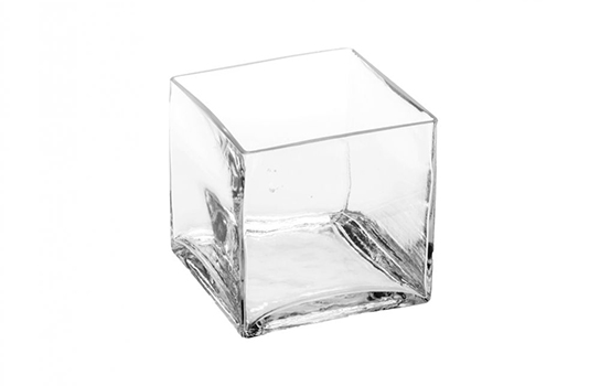 Square Votive Clear Glass 3" x 3"