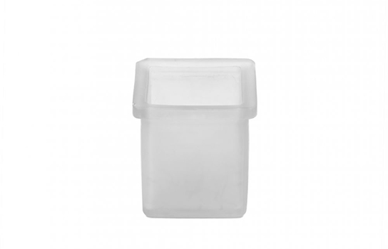 Frosted glass square votive 2'' x 2'' 