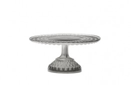 Mini comport silver serving plate on stem 9" x 4"