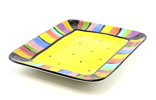 Mardi Gras Platter Rectangular