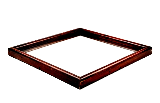 Mirror Tray Square Mahogany 18"