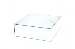 Mirror Square Cube 12" x 12" x 4"