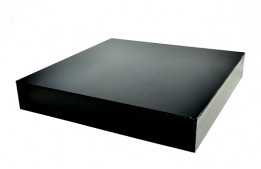 Plexiglass Square Black Cube 24" x 24" x 4"