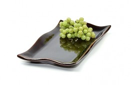 Chi Platter Burnt Amber 11" x 6"