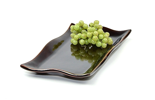 Chi Platter Burnt Amber 11" x 6"