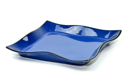Chi Square Platter Blue 14"