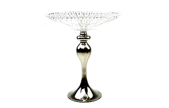 Comport Providence Glass Nickle 16"