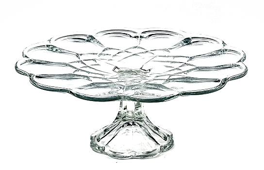 Comport Footed Glass Celebration 13"