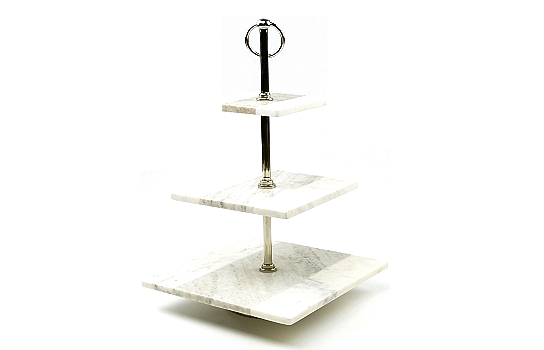 Comport Marble 3 Tier 12" 