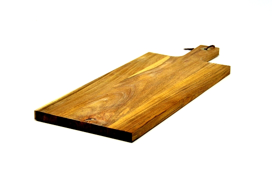 Wood Board Acacia with Handle 20" x 7.5" 