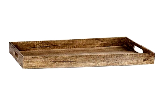 False Wood Service Tray 18'' x 12''